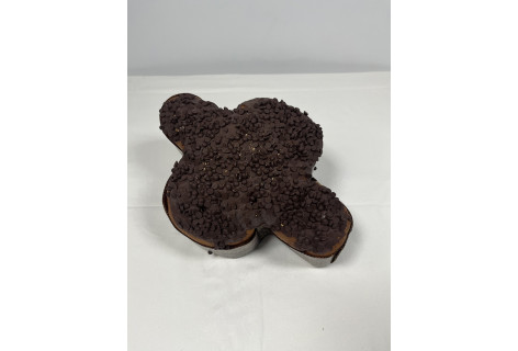 Colomba al cioccolato con gocce di cioccolato 2