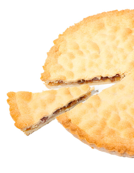 Torta di mele con uvetta e cannella